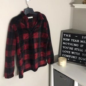 Plaid fleece
